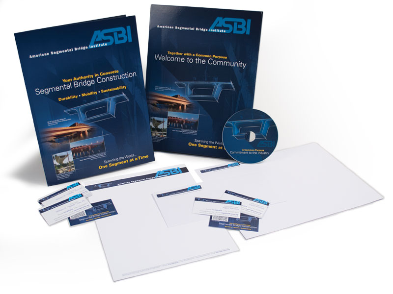 photo of ASBI corporate branding materials